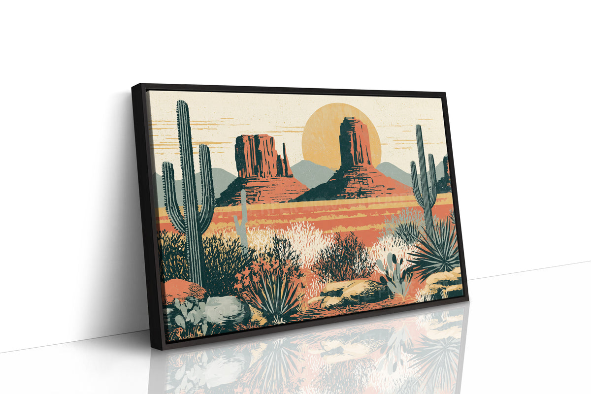 Desert Buttes at Golden Hour