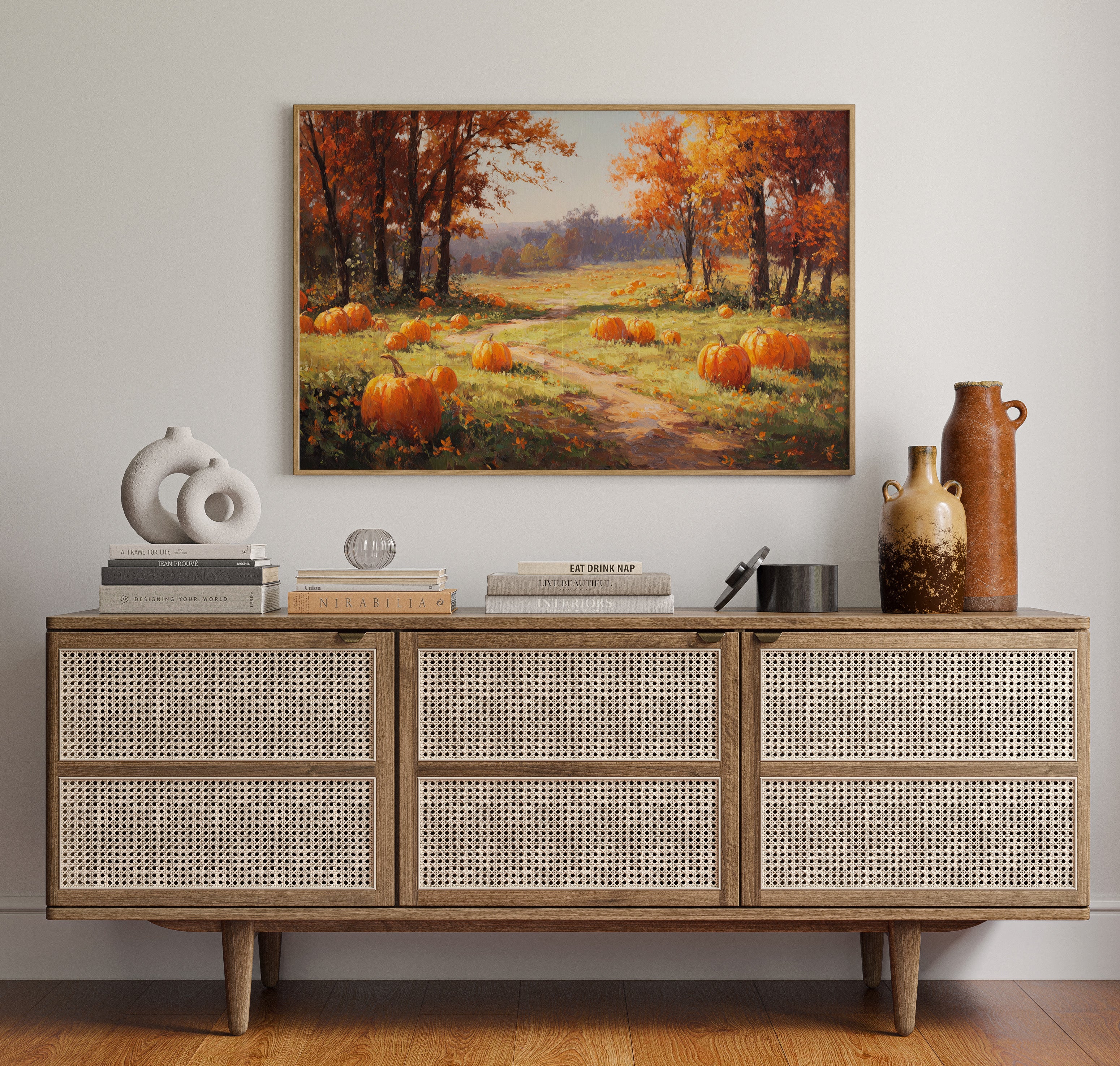Path Through Autumn's Harvest