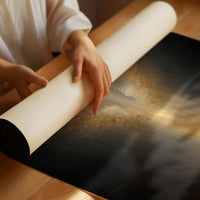 Celestial Radiance Beckons Mortal Witness