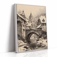 Stone Bridge Leads To Christmas