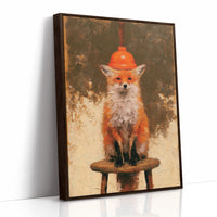 Fox With A Plunger Hat