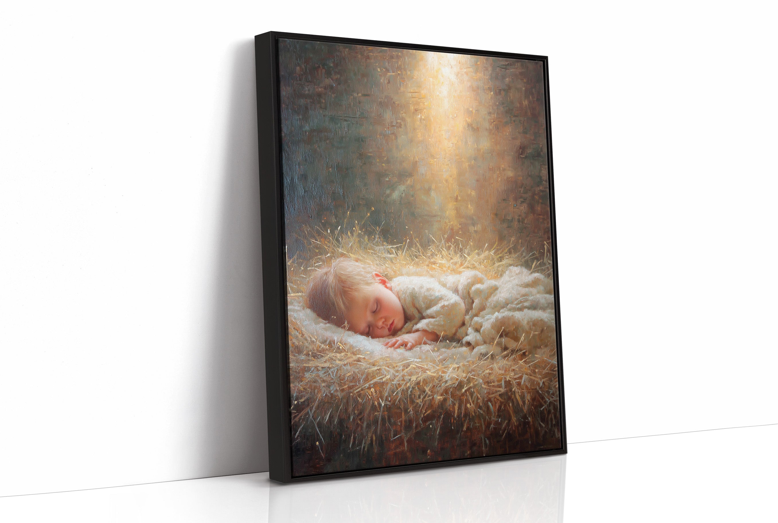 Slumbering Innocence in Golden Hay