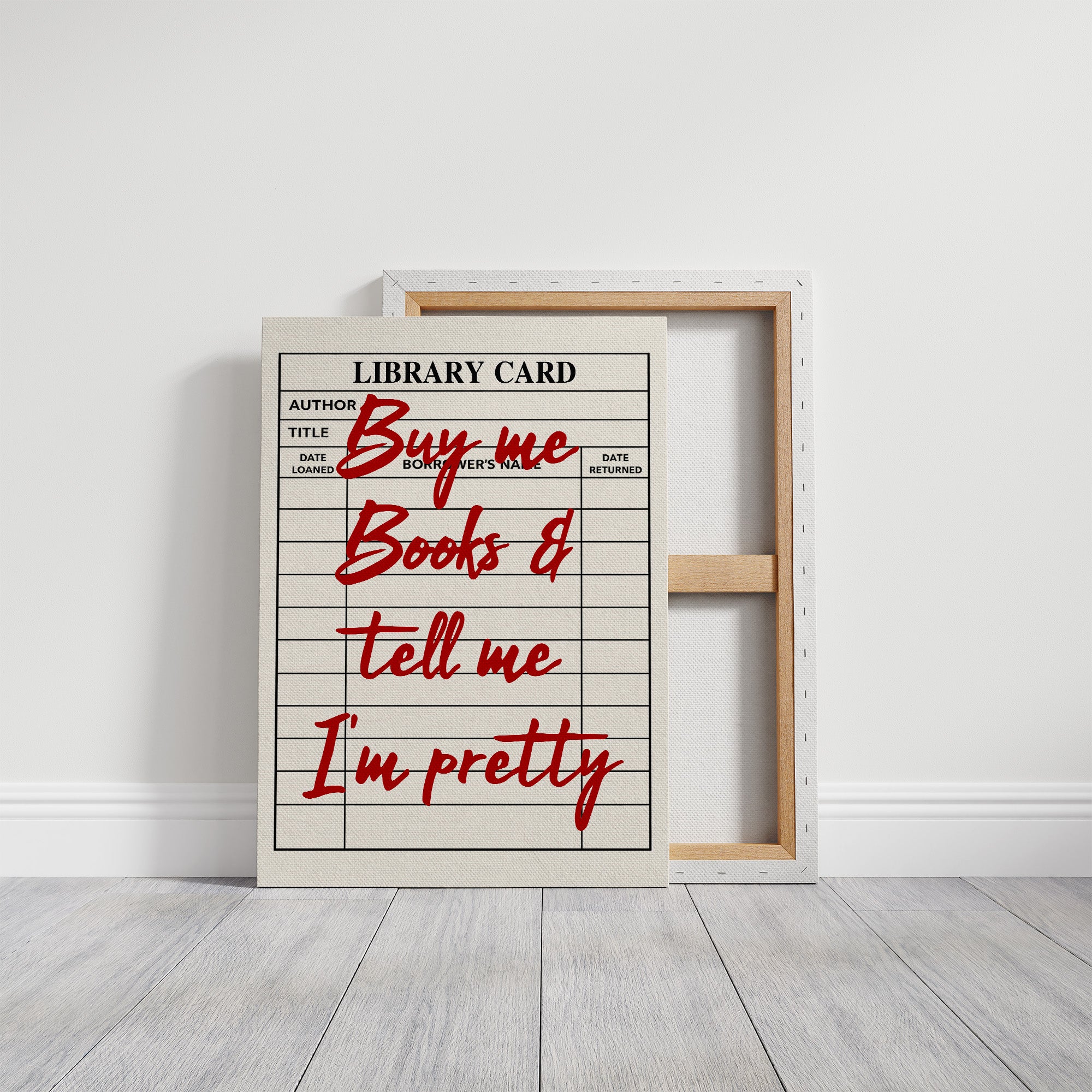 Buy Me Books and Tell Me I'm Pretty