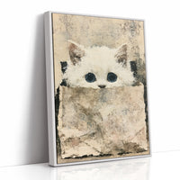 Peekaboo in Pale Fur