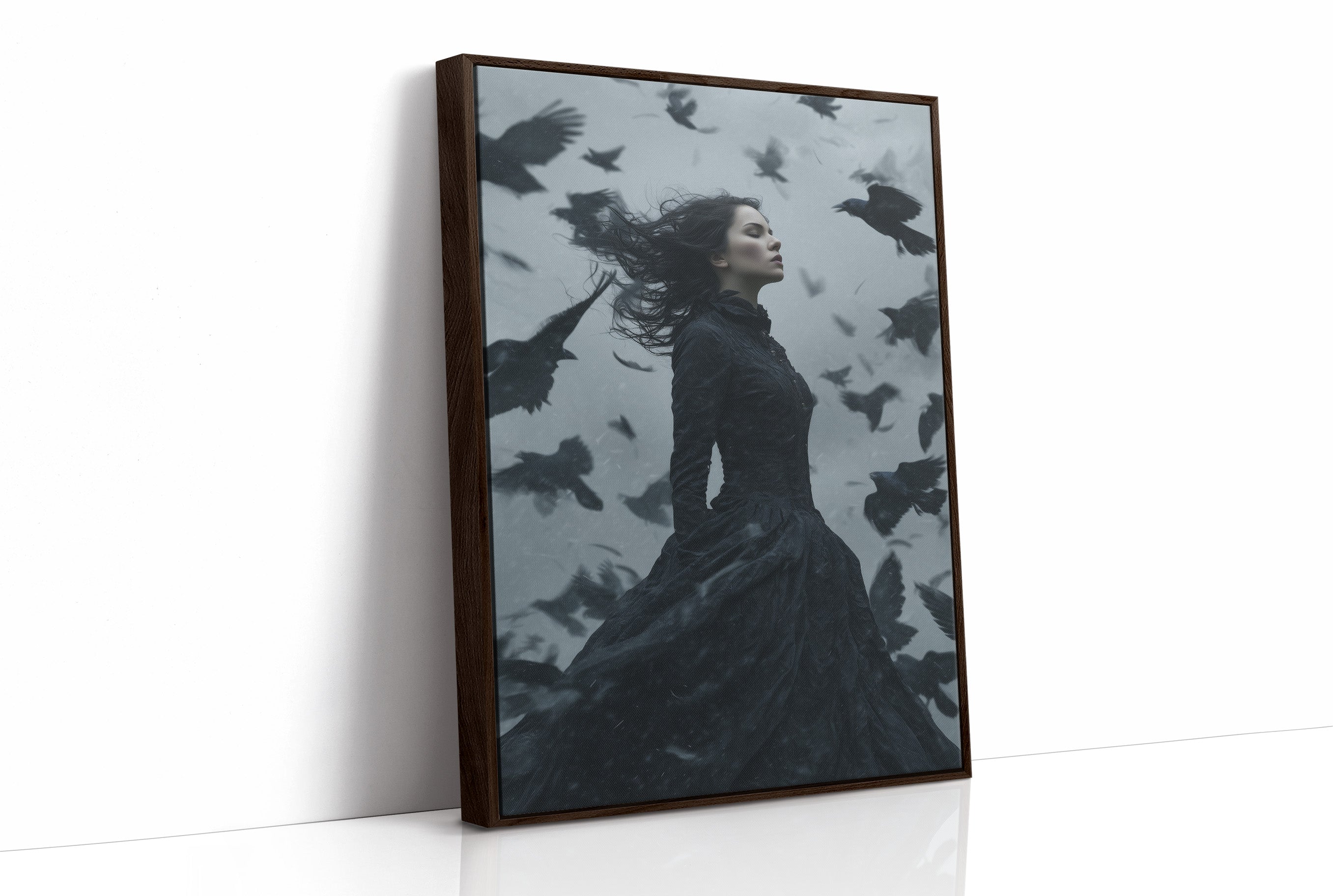 Ravens Dance At Dusk