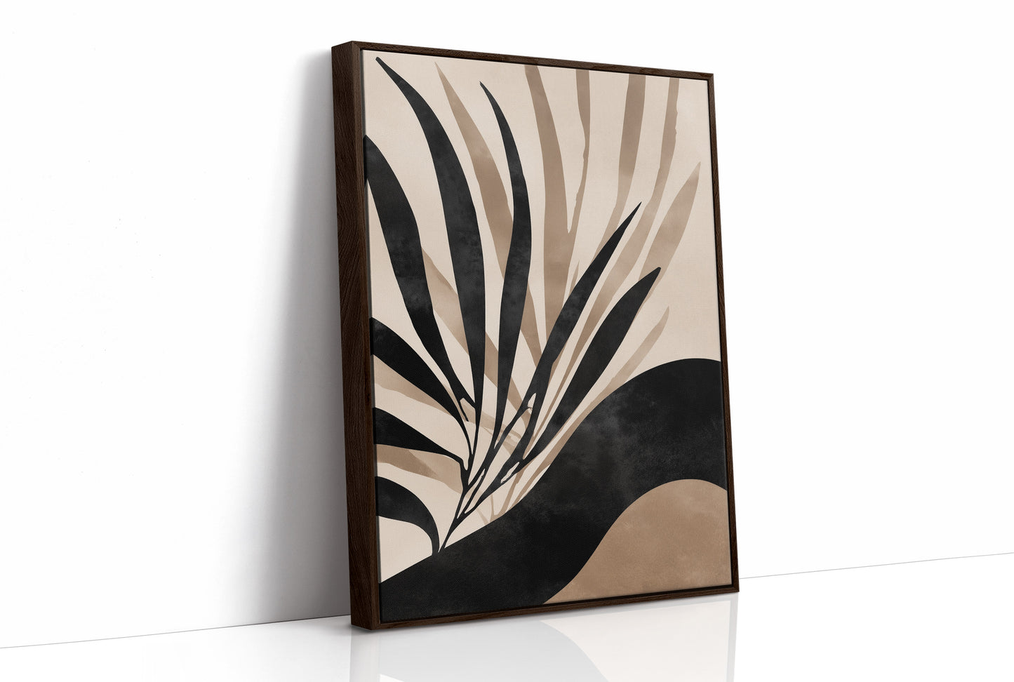 Palm Leaves Draw Modern Lines