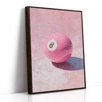 Eight Ball, Painted in Pink