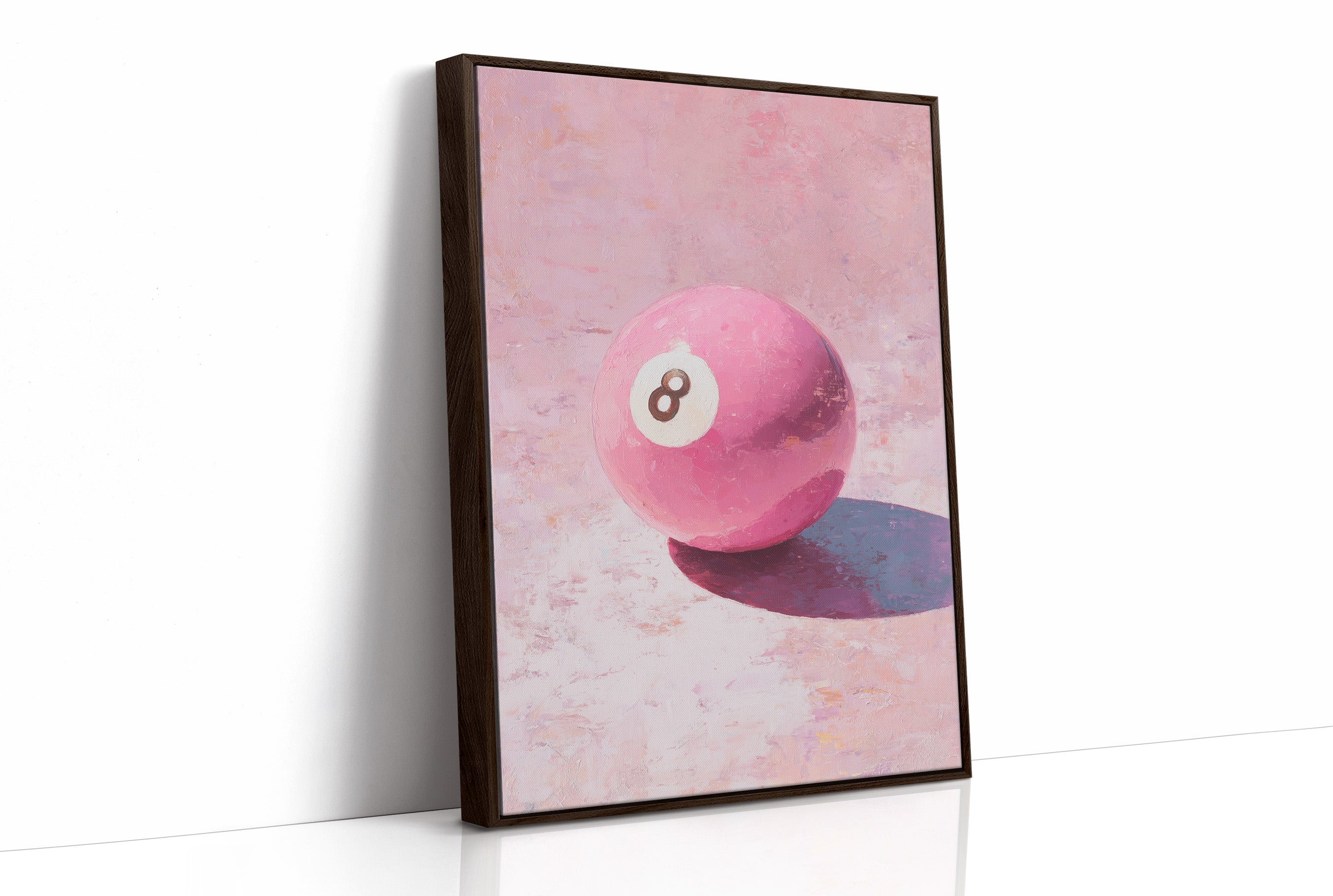Eight Ball, Painted in Pink