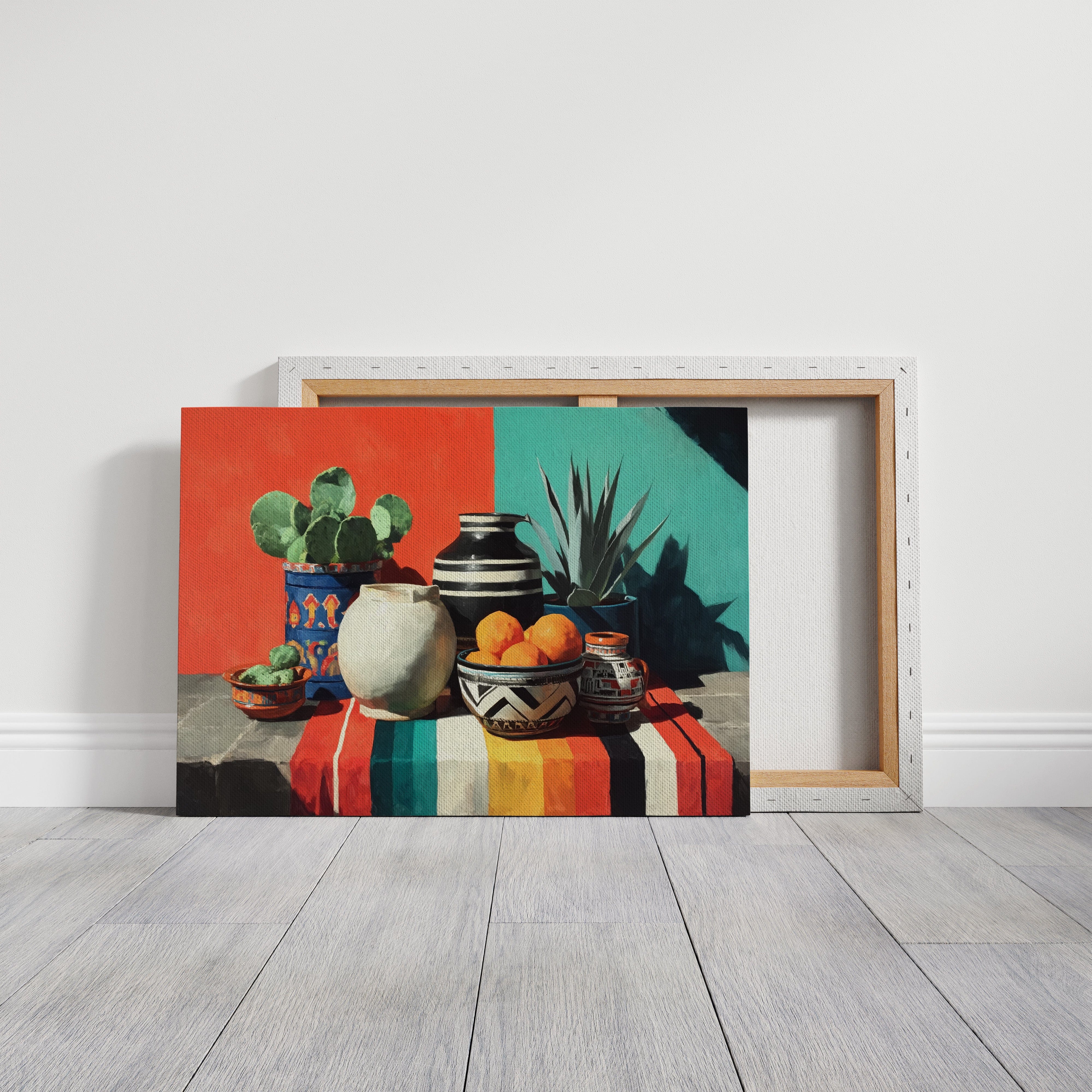 Citrus Morning Meets Desert Clay
