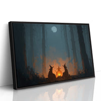 Witches Gather Under Pale Moon