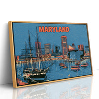 Maryland Harbor Pop Art