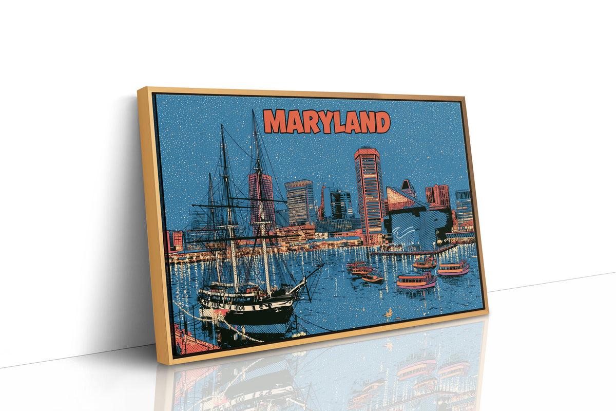 Maryland Harbor Pop Art