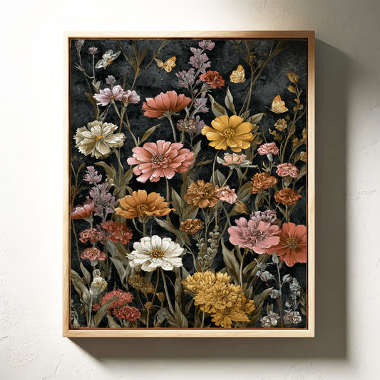 Blossoms Beneath a Midnight Sky