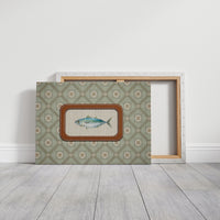 Coastal Memory In Leather Frame