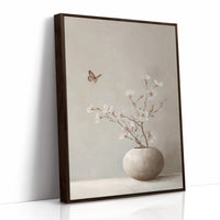 Butterfly Finds Blossoms In Stillness