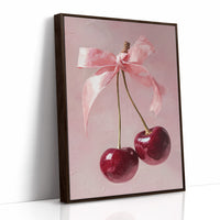 Cherries, Bow-Tied and Blushing