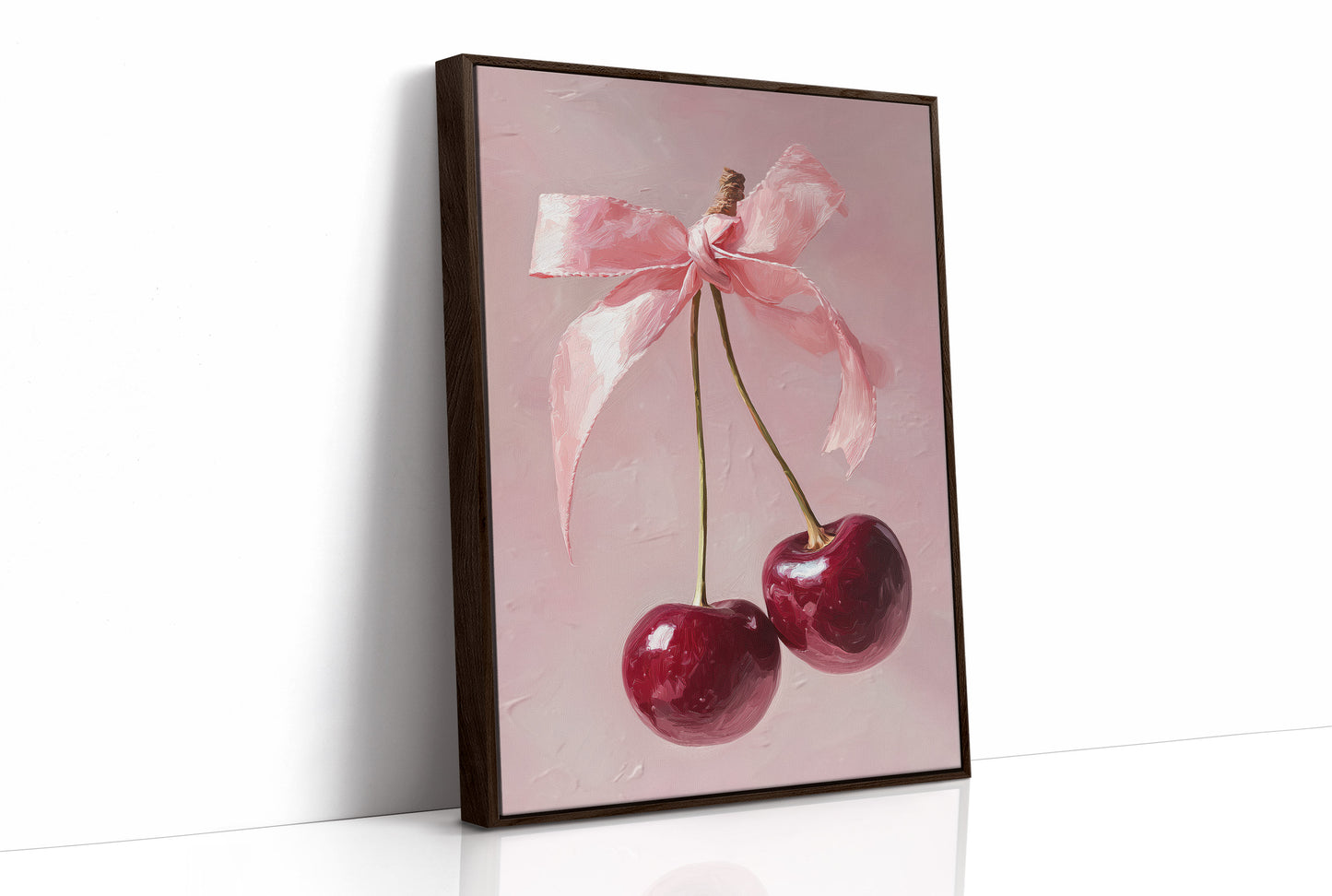 Cherries, Bow-Tied and Blushing