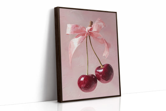 Cherries, Bow-Tied and Blushing