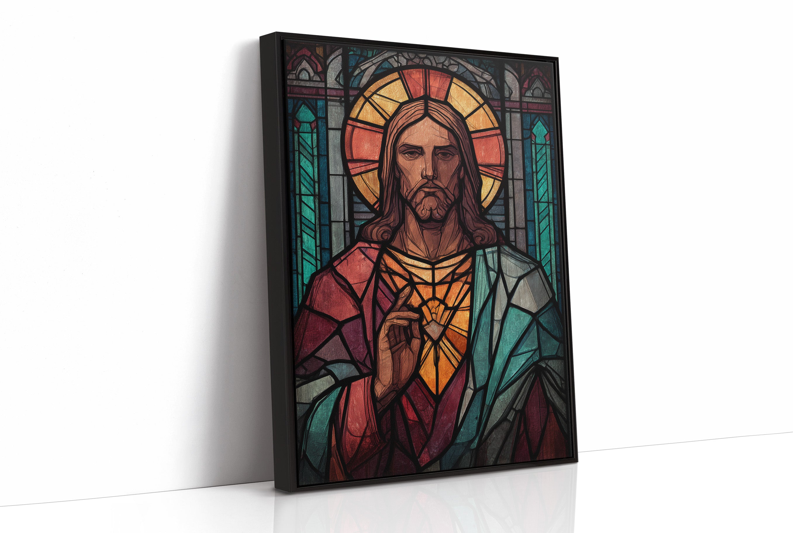 Sacred Light Through Fractured Glass
