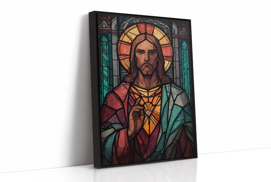 Sacred Light Through Fractured Glass