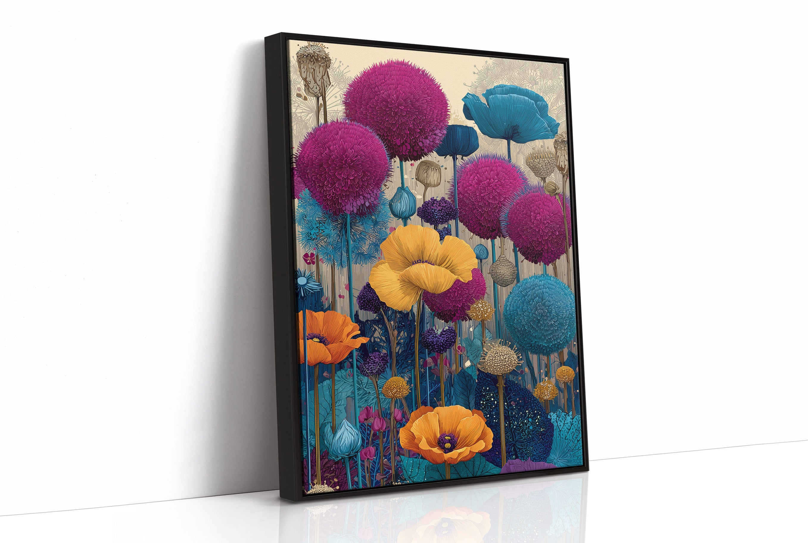 Allium and Poppy Field