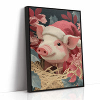 Piglet in Holiday Bloom