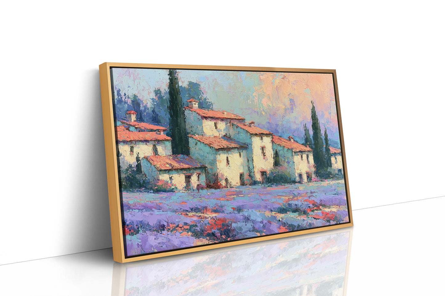 Lavender Fields, Tuscan Sunset
