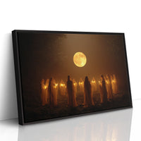 Ancient Circle Under Harvest Moon