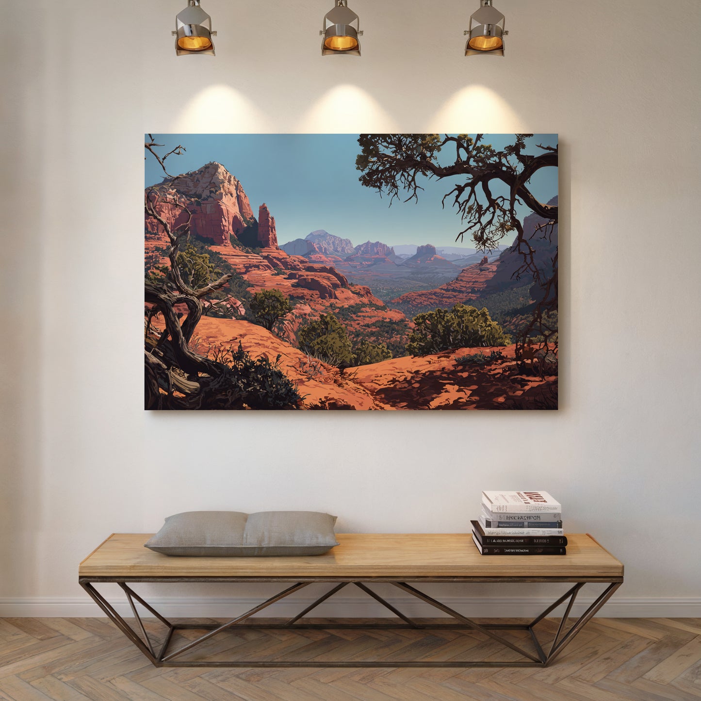 Twisted Juniper Frames Desert Peaks