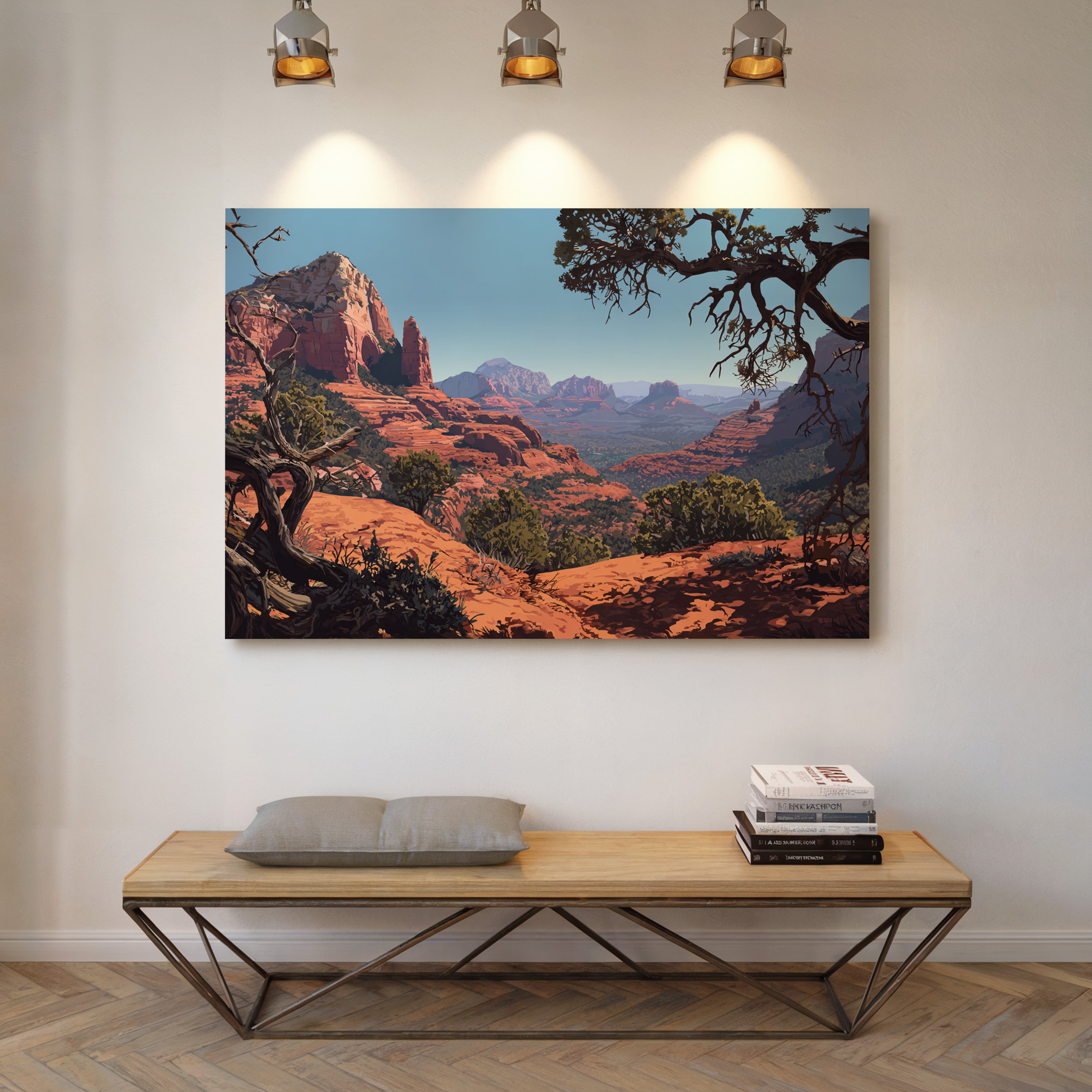 Twisted Juniper Frames Desert Peaks