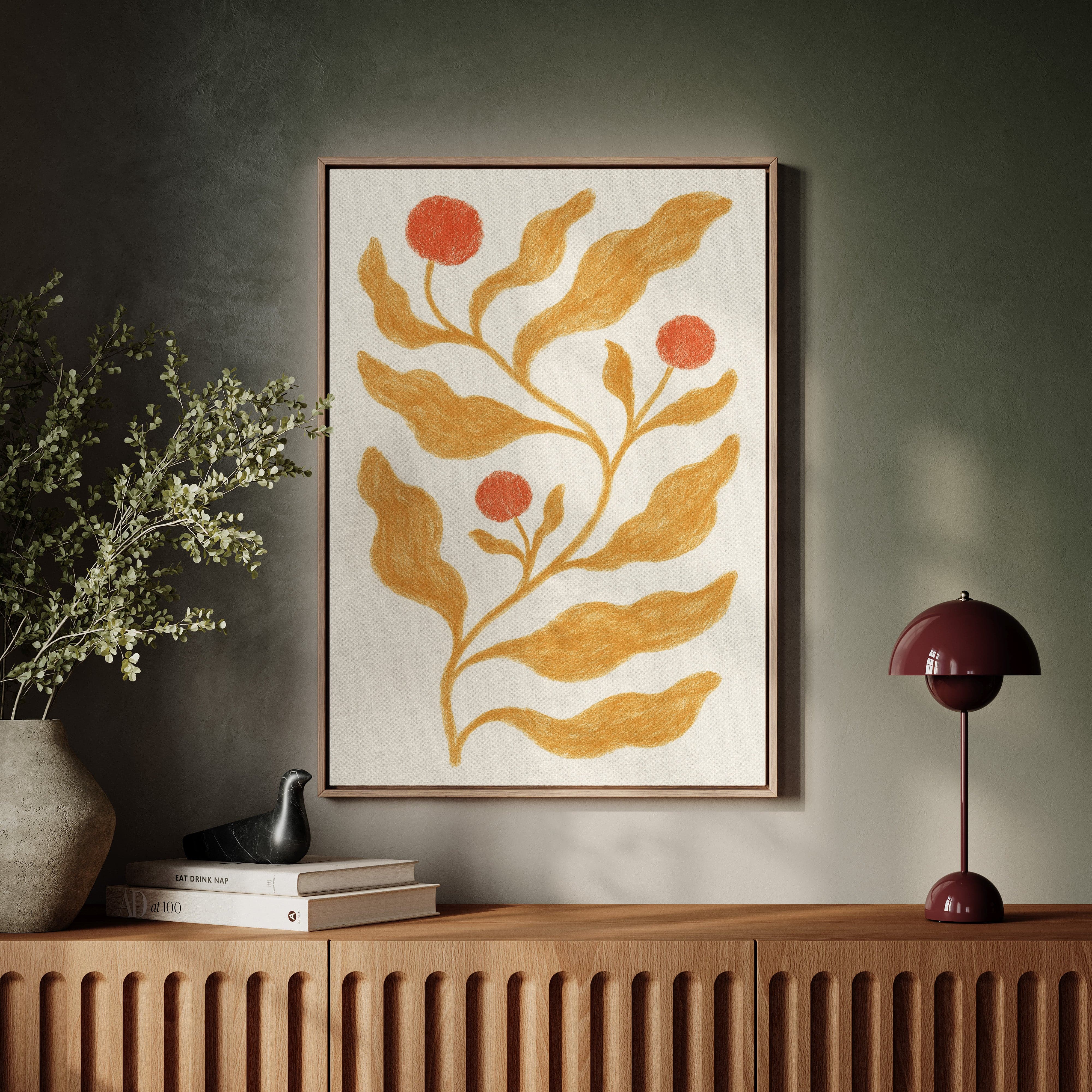 Golden Leaves Hold Coral Stories