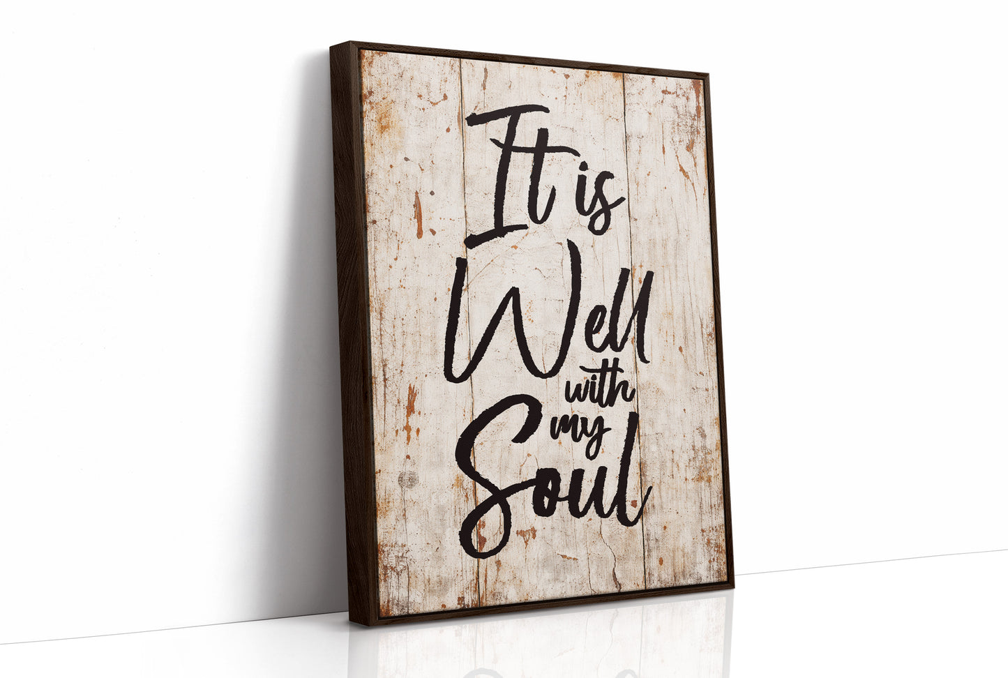 Rustic Affirmation Whispers Truth