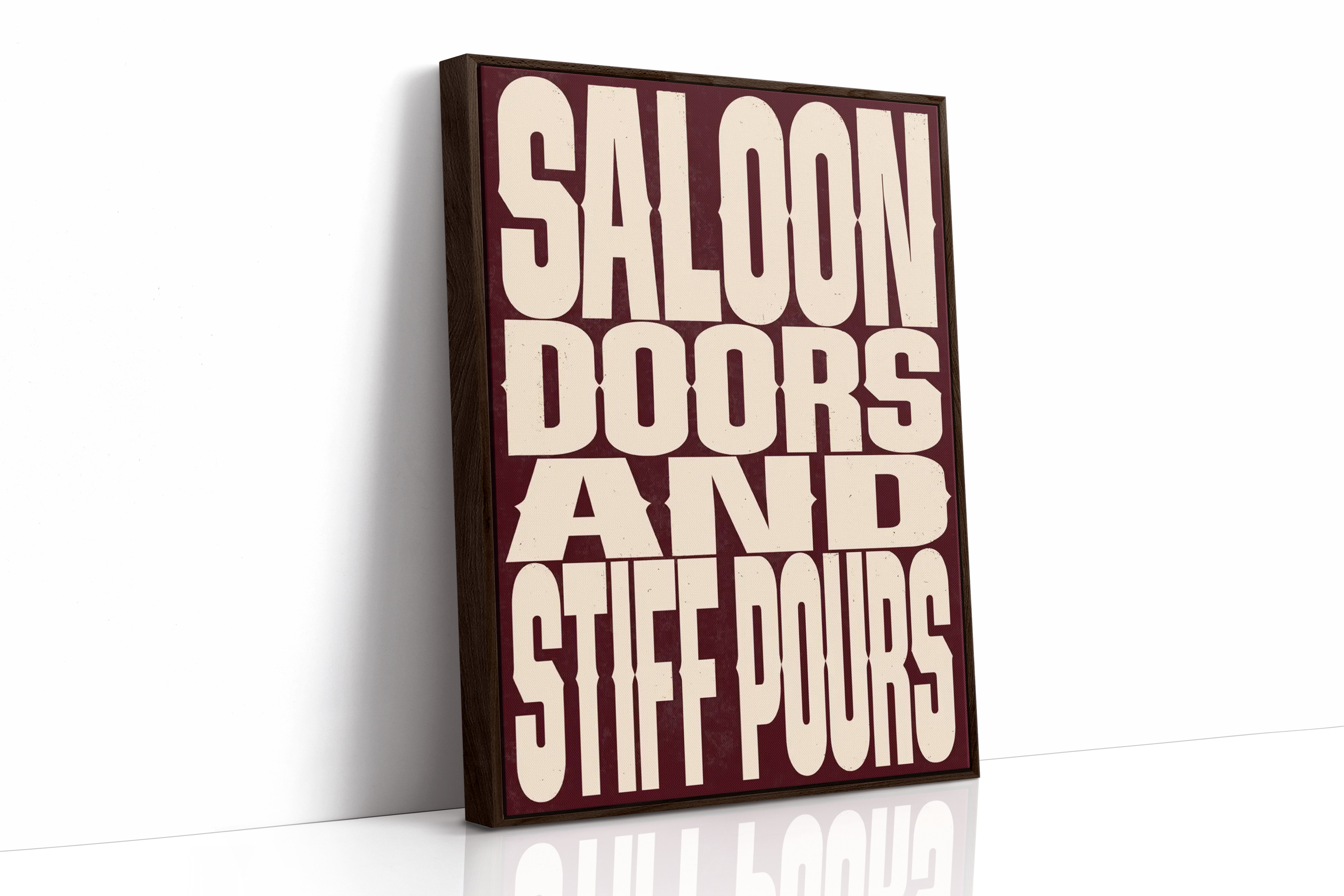 Saloon Doors and Stiff Pours