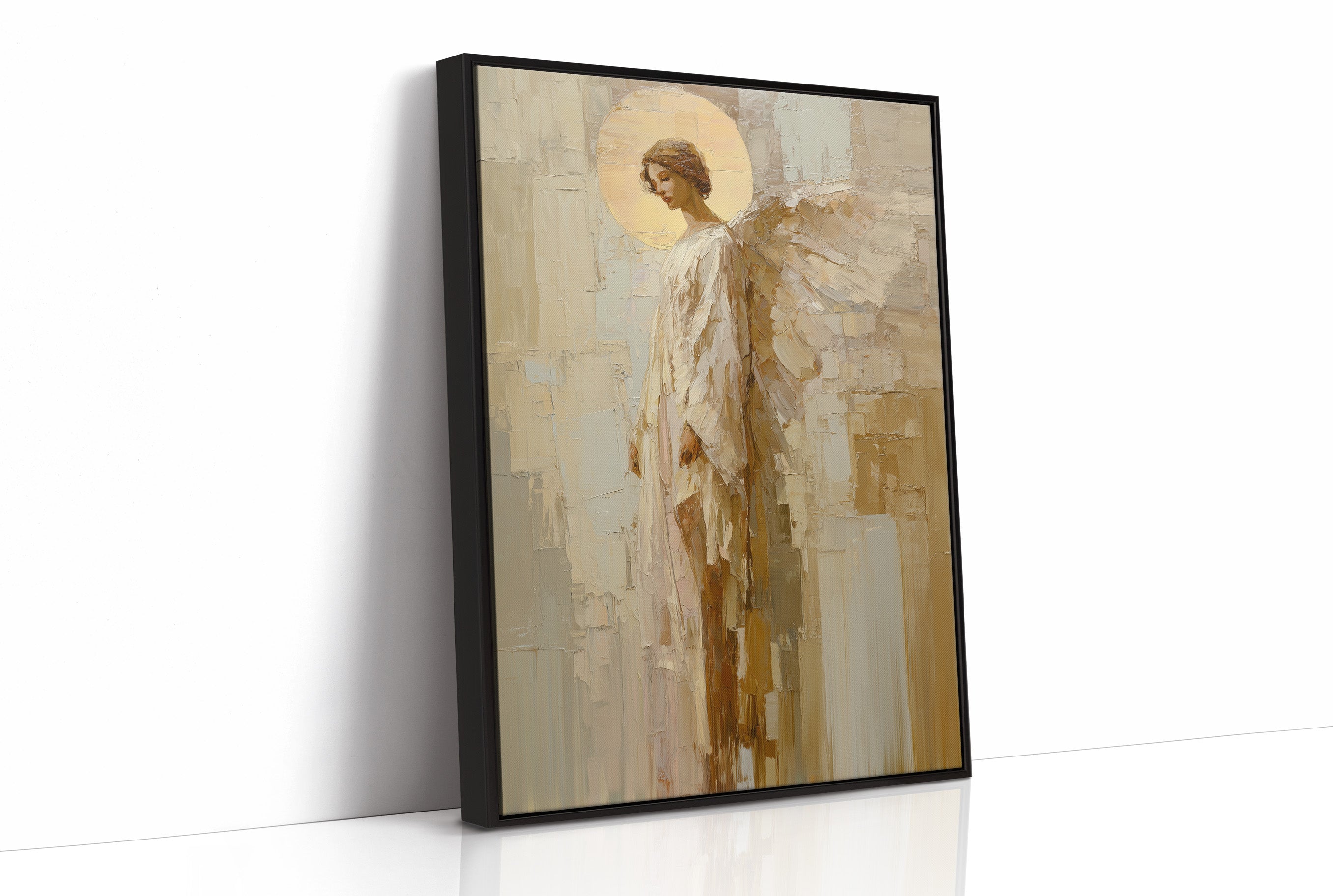 Ethereal Guardian in Golden Light