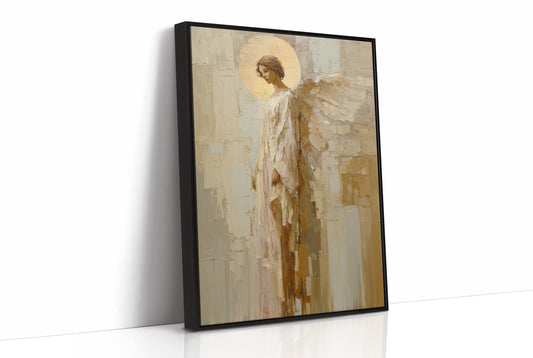 Ethereal Guardian in Golden Light