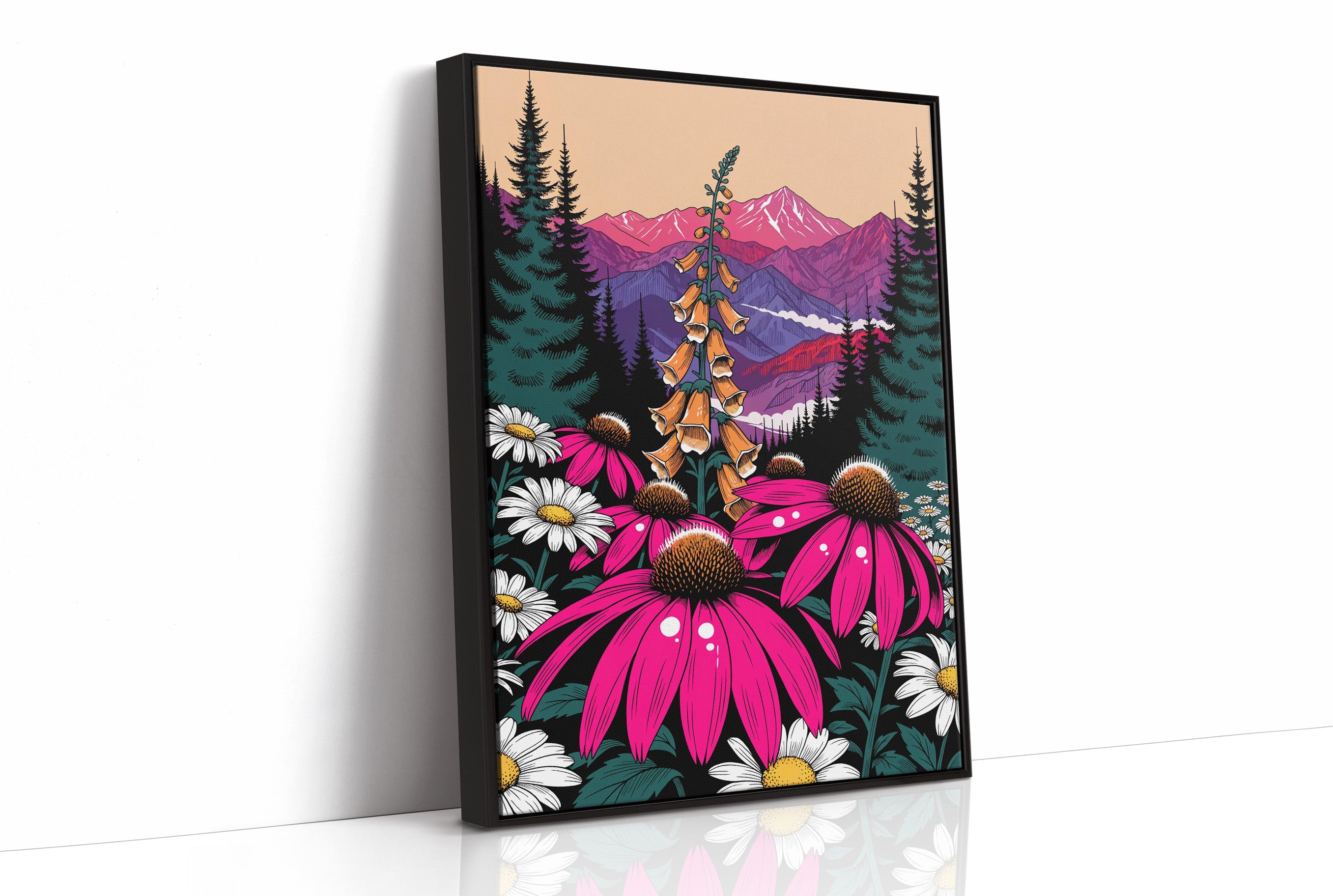 Coneflowers at Mountain's Edge