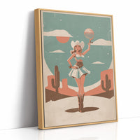 Disco Cowgirl In The Desert Sun
