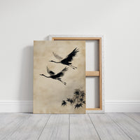 Cranes Paint Their Morning Dance