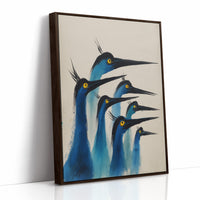 Blue Watchers in Line