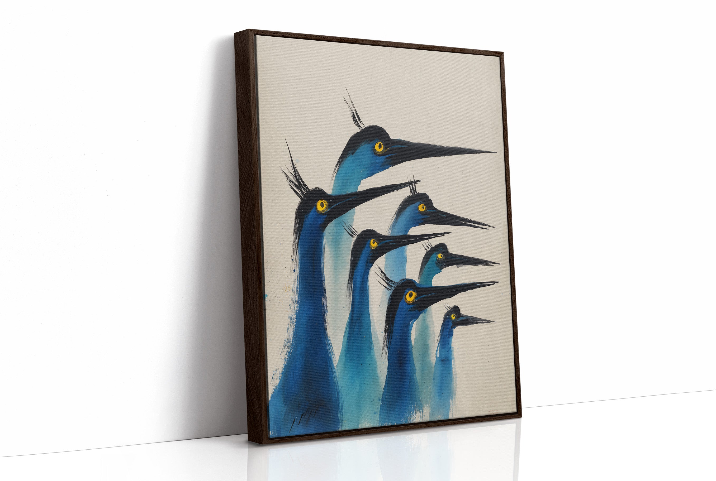 Blue Watchers in Line