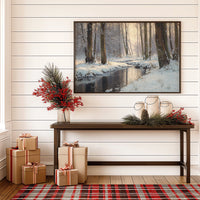 Winter Creek Finds Golden Light