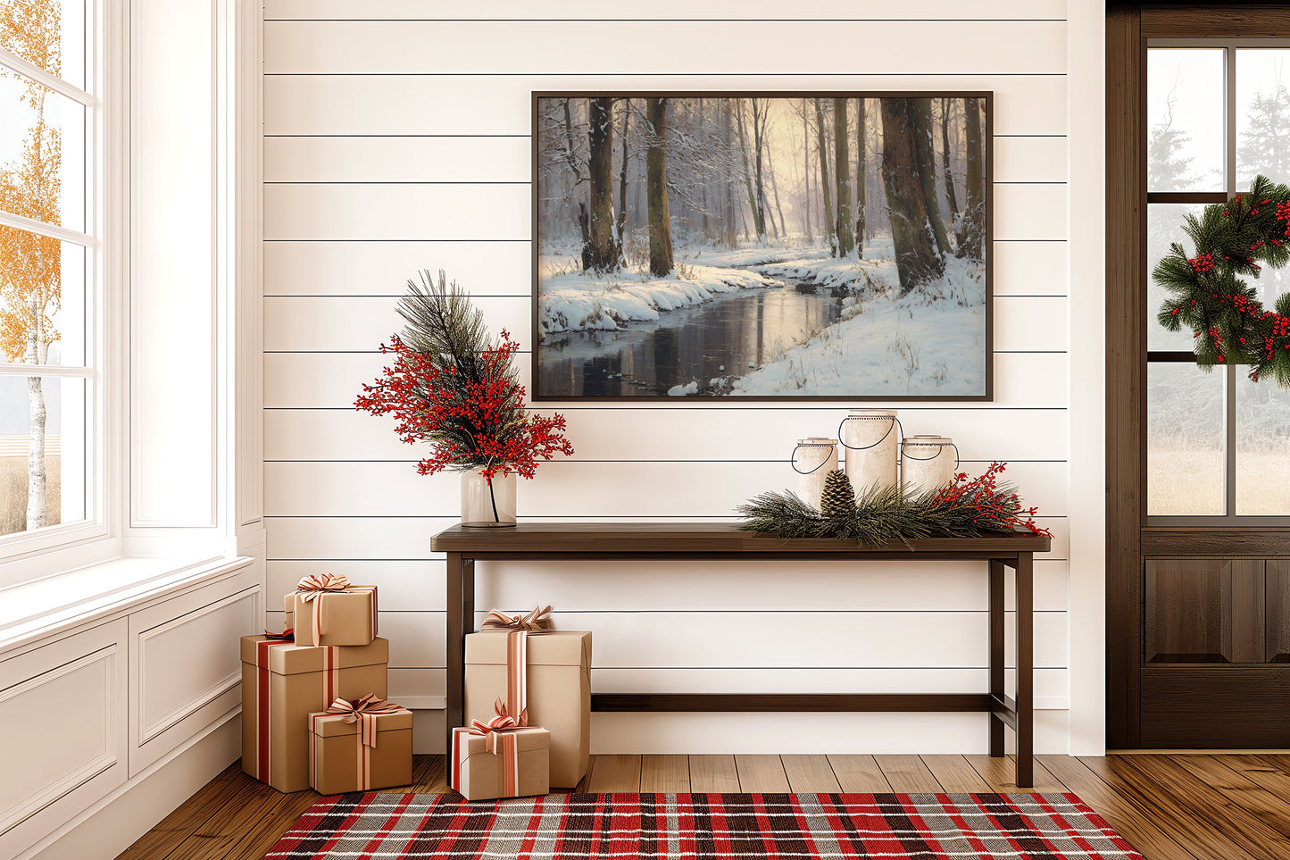 Winter Creek Finds Golden Light