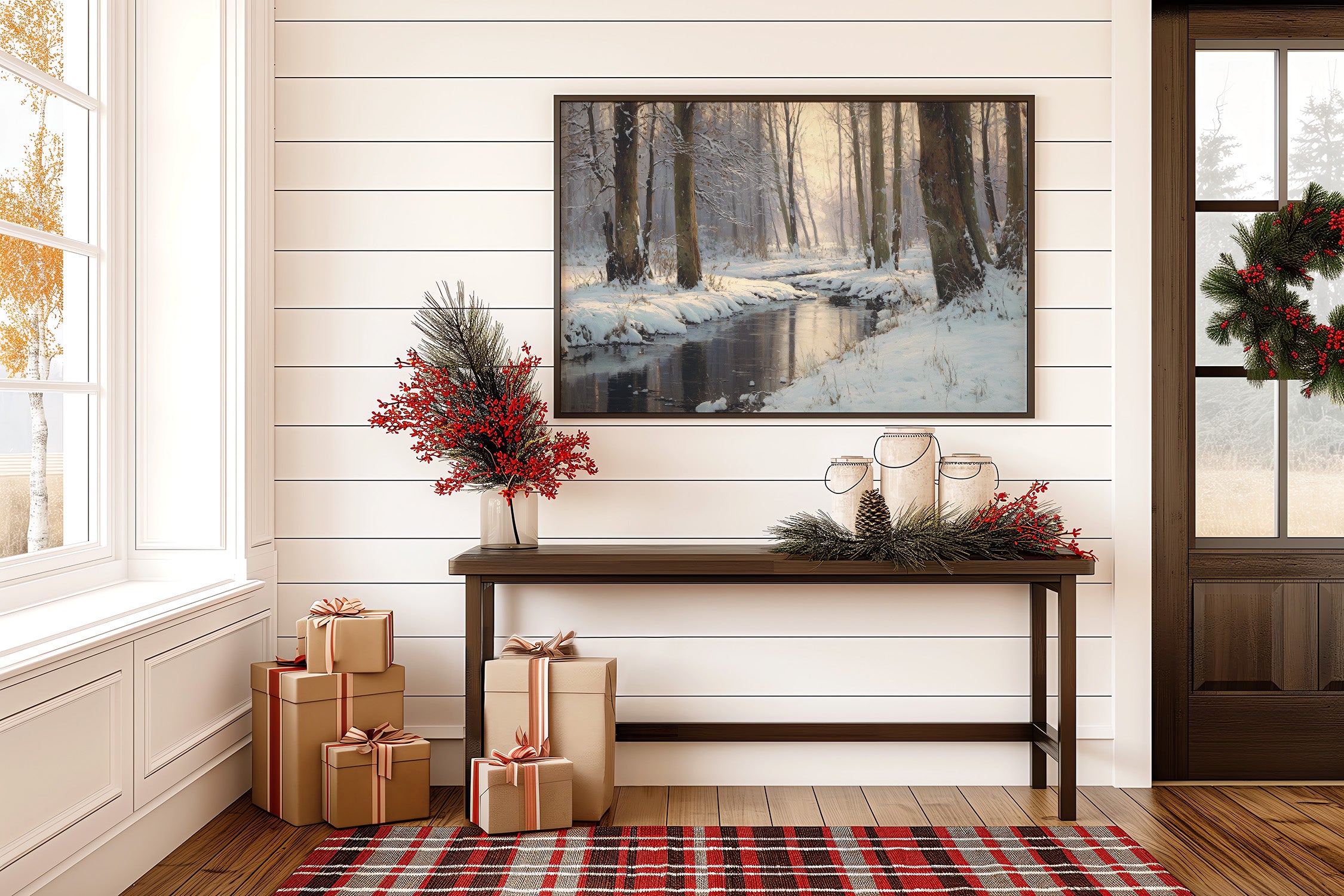 Winter Creek Finds Golden Light