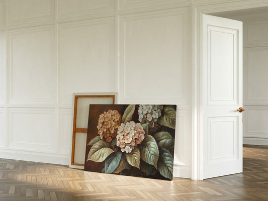 Autumn Hydrangeas Paint Golden Stories