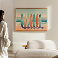 Surfboards Paint Their Summer Stories