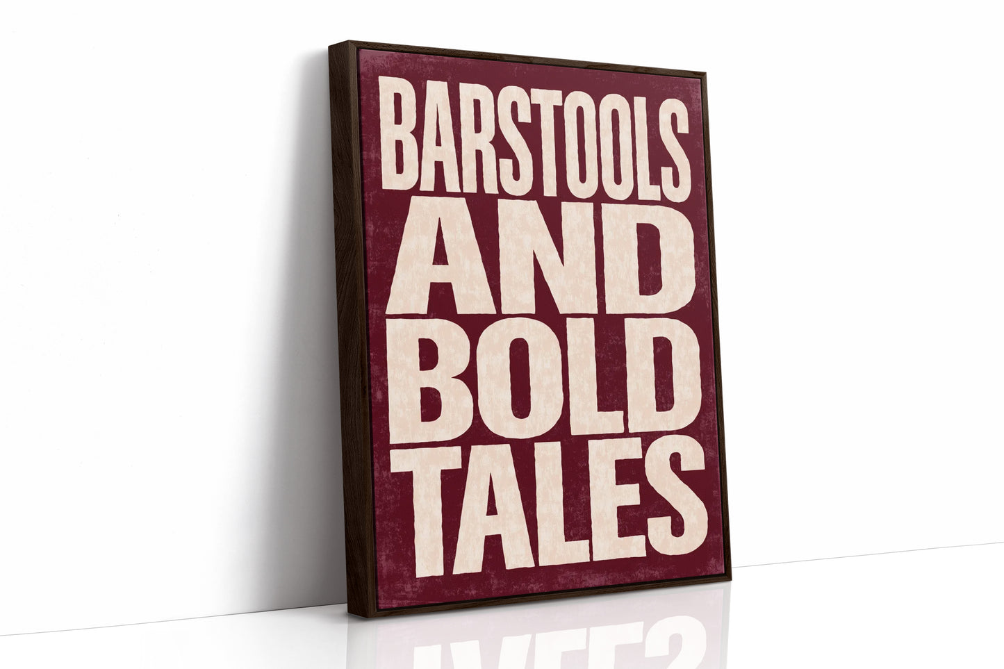 Barstools and Bold Tales