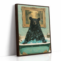 Bear In The Claw Foot Tub