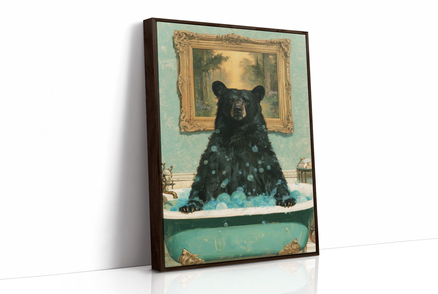 Bear In The Claw Foot Tub