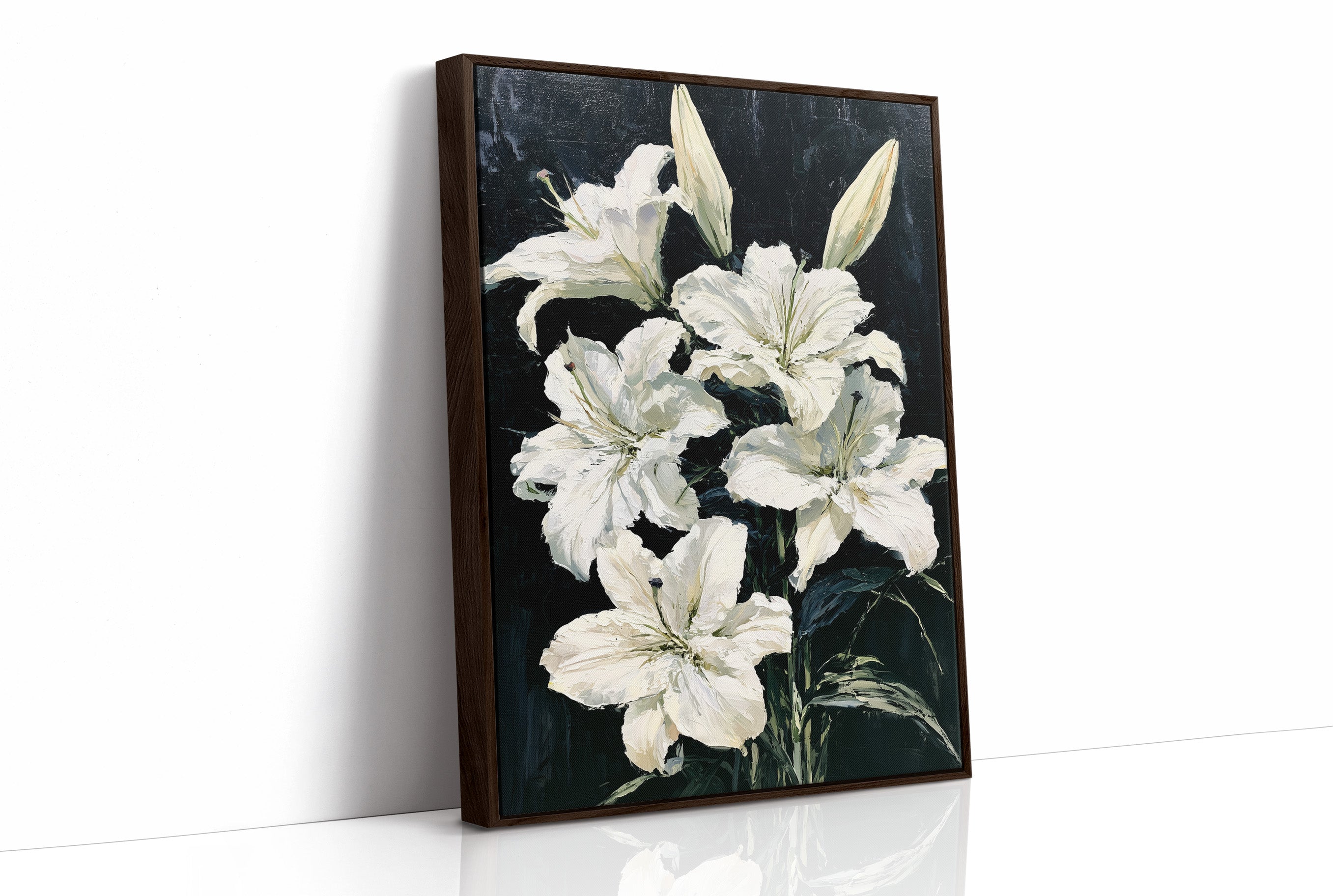 Lilies Against the Dark