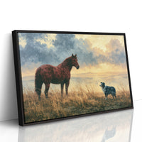 Bay Horse Meets the Shepherd